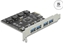 Picture of Delock PCI Express x1 Card to 4 x external USB Type-A female SuperSpeed USB (USB 3.2 Gen 1)