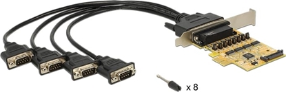 Picture of Delock PCI Express x1 Card to 4 x Serial with voltage supply