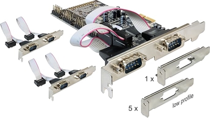 Picture of Delock PCI Express x1 Card to 6 x Serial