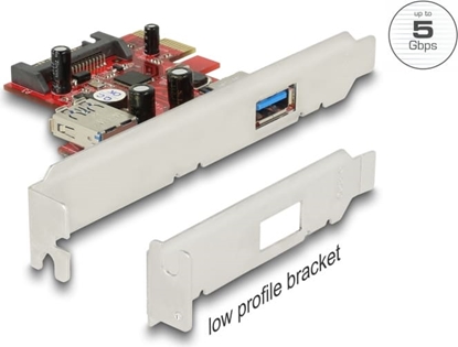 Picture of Delock PCI Express x1 Karte zu 1 x extern + 1 x intern SuperSpeed USB 5 Gbps