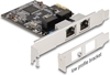 Picture of Delock PCI Express x1 Network Card Gigabit LAN 2 x RJ45 RTL8111