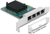 Picture of Delock PCI Express x1 Network Card Gigabit LAN 4 x RJ45 RTL8111