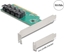 Picture of Delock PCI Express x16 Card to 4 x internal SFF-8643 NVMe - Bifurcation - Low Profile Form Factor