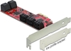 Picture of Delock PCI Express x2 Card > 10 x internal SATA 6 Gb/s - Low Profile Form Factor