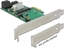 Attēls no Delock PCI Express x2 Card > Hybrid 3 x internal SATA 6 Gb/s + 1 x internal mSATA
