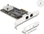 Изображение Delock PCI Express x2 Network Card 5 Gigabit LAN 2 x RJ45 RTL8126