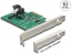Picture of Delock PCI Express x4 Card > 1 x internal NVMe M.2 PCIe / 1 x internal SFF-8643 NVMe – Low Profile Form Factor