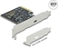 Attēls no Delock PCI Express x4 Card to 1 x external SuperSpeed USB 20 Gbps (USB 3.2 Gen 2x2) USB Type-C™ female