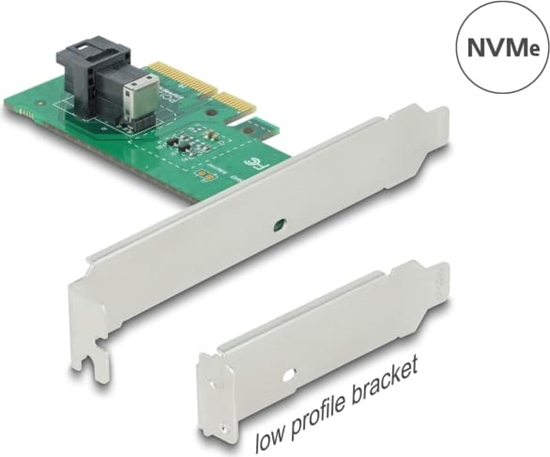 Picture of Delock PCI Express x4 Card to 1 x internal SFF-8643 NVMe - Low Profile Form Factor