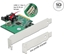 Picture of Delock PCI Express x4 Card to 1 x internal USB 3.2 Gen 2 key B 20 pin female