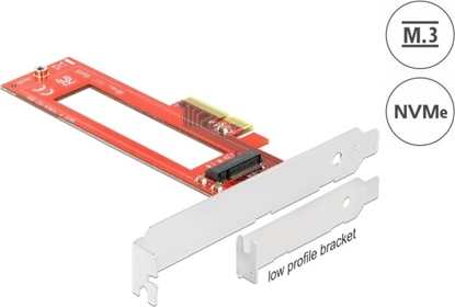Picture of Delock PCI Express x4 Card to 1 x M.3 / NF1 Slot - Low Profile Form Factor