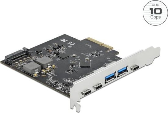 Picture of Delock PCI Express x4 Card to 3 x USB Type-C™ + 2 x USB Type-A - SuperSpeed USB 10 Gbps