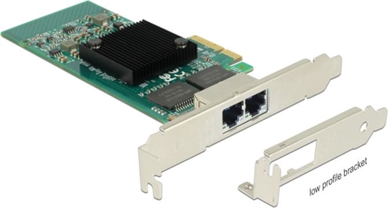 Picture of Delock PCI Express x4 Network Card Gigabit LAN 2 x RJ45 i350