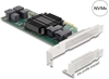 Picture of Delock PCI Express x8 Card to 4 x internal SFF-8643 NVMe - Low Profile Form Factor