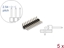 Изображение Delock Pin header 10 pin, pitch 2.54 mm, 1-row, angled, 5 pieces
