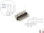 Attēls no Delock Pin header 10 pin, pitch 2.54 mm, 2-row, angled, 5 pieces