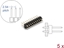 Attēls no Delock Pin header 10 pin, pitch 2.54 mm, 2-row, straight, 5 pieces