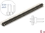 Picture of Delock Pin header 40 pin, pitch 2.54 mm, 2-row, straight, 5 pieces