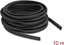 Изображение Delock Plastic cable protection conduit in oval shape flexible 13.6 x 6.3 mm - length 10 m black