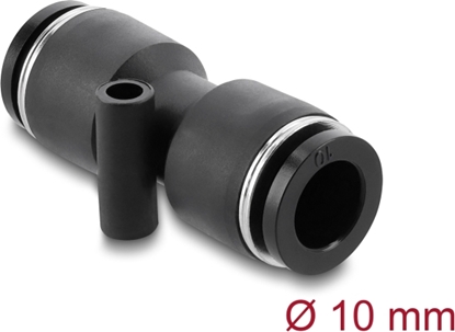 Picture of Delock Pneumatic Connector 10 mm with mounting hole straight