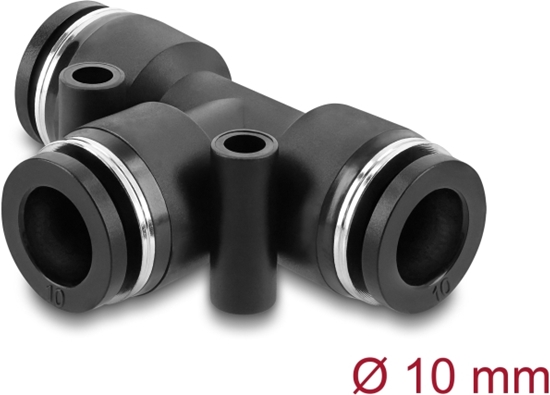 Picture of Delock Pneumatic connector 10 mm with two mounting holes T-shape