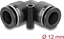Picture of Delock Pneumatic Connector 12 mm with mounting hole 90° angled