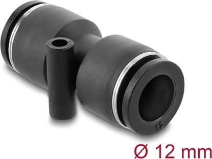 Picture of Delock Pneumatic Connector 12 mm with mounting hole straight