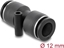 Изображение Delock Pneumatic Connector 12 mm with mounting hole straight