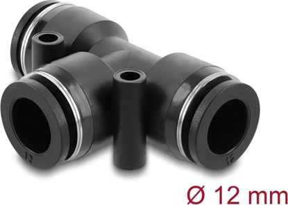Picture of Delock Pneumatic connector 12 mm with two mounting holes T-shape