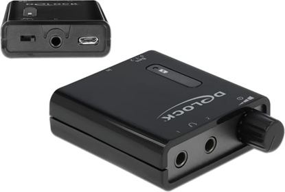 Picture of Delock Portable Stereo Headphone Amplifier with dual output and bass boost