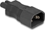 Picture of Delock Power Adapter IEC 60320 - C14 to C7, male / female, 2.5 A, straight