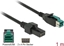 Picture of Delock PoweredUSB cable male 12 V > 2 x 4 pin male 1 m for POS printers and terminals