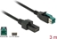 Picture of Delock PoweredUSB cable male 12 V > 2 x 4 pin male 3 m for POS printers and terminals