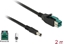 Picture of Delock PoweredUSB cable male 12 V > DC 5.5 x 2.1 mm male 2 m for POS printers and terminals
