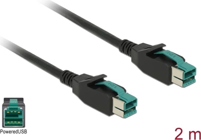 Picture of Delock PoweredUSB cable male 12 V > PoweredUSB male 12 V 2 m for POS printers and terminals