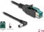 Picture of Delock PoweredUSB cable male 12 V to DC 5.5 x 2.1 mm male angled 2 m