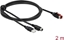 Attēls no Delock PoweredUSB cable male 24 V to USB Type-A male + Mini-DIN 3 pin male 2 m for POS printers and terminals