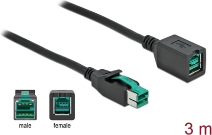 Picture of Delock PoweredUSB extension cable 12 V 3 m