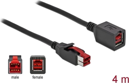 Picture of Delock PoweredUSB extension cable 24 V 4 m