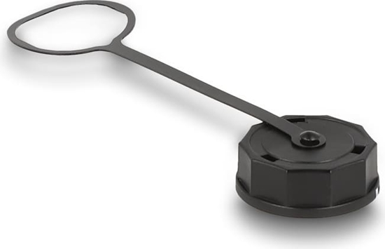 Picture of Delock Protective cap for Delock RJ45 built-in connectors 67047 and 67048 IP68 dust and waterproof black