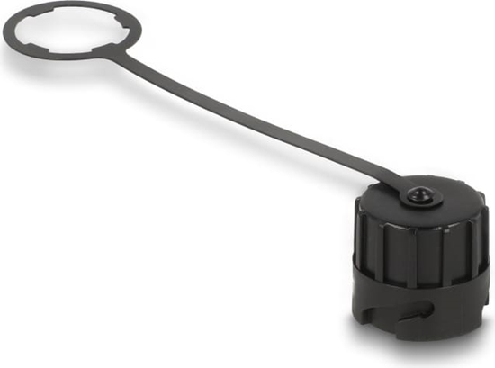 Picture of Delock Protective cap for Delock RJ45 plug 67049 IP68 dust and waterproof black