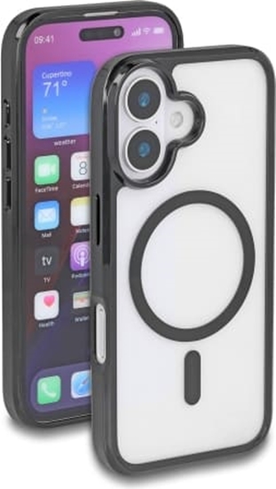 Picture of Delock Protective Case for iPhone 16 compatible with MagSafe clear-black