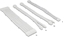 Picture of Delock PSU Extension Cable Set 30 cm 5 pieces sleeved with cable combs (1 x 24 pin ATX, 1 x 12 + 4 pin 12VHPWR PCIe 5.0, 1 x 4 + 4 pin EPS, 2 x 6 + 2 pin PCIe) white
