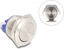 Picture of Delock Push Button for Installation 19 mm 2 x Screw Terminal actuator flat