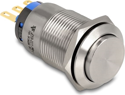 Attēls no Delock Push Button for Installation 19 mm 3 x solder connection