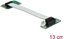 Attēls no Delock Riser Card Mini PCI Express > PCI Express x1 left insertion