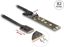 Attēls no Delock Riser Card NVMe M.2 Key A+E male to Key M Slot with 20 cm cable