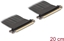Attēls no Delock Riser Card PCI Express 3.0 x16 male to x16 male with cable 20 cm