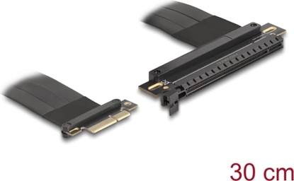 Picture of Delock Riser Card PCI Express 3.0 x4 male to x16 slot with cable 30 cm