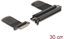 Picture of Delock Riser Card PCI Express 3.0 x4 male to x16 slot with cable 30 cm
